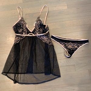 Adore Me Babydoll Lingerie Set